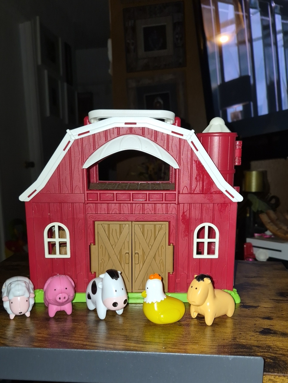 Red Barn Playset with Animal Friends
